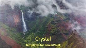  Presentation with kauai hawaii - Cool new slide set with jurassic park - waimea canyon kauai hawaii backdrop and a tawny brown colored foreground