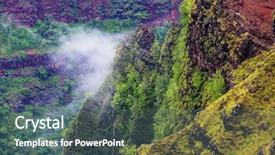  Presentation with kauai hawaii - Amazing slide set having jurassic park - waimea canyon kauai hawaii backdrop and a ocean colored foreground