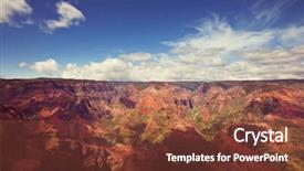  Presentation with kauai hawaii - Colorful slides enhanced with jurassic park - waimea canyon kauai hawaii backdrop and a tawny brown colored foreground