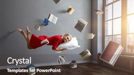  Presentation with minute - PPT theme with just a minute rest mixed background and a  colored foreground