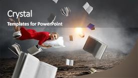  Presentation with minute - Slides with just a minute rest mixed background and a  colored foreground