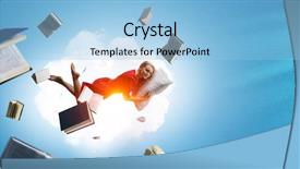  Presentation with minute - Amazing slide deck having just a minute rest mixed backdrop and a  colored foreground