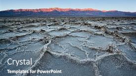  Presentation with death - Colorful PPT layouts enhanced with just-after-sunrise-at-badwater backdrop and a ocean colored foreground