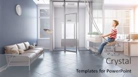  Presentation with free - Slide deck consisting of just-free-and-happy-mixed background and a light gray colored foreground