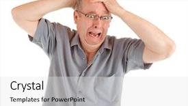  Presentation with bad news - Theme enhanced with just got very bad news background and a white colored foreground