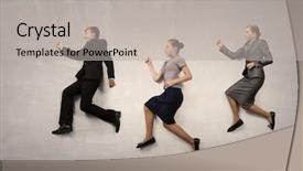  Presentation with grown - Colorful slide set enhanced with just like grown ups mixed backdrop and a  colored foreground