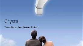  Presentation with married - Presentation theme with just married couple background and a light blue colored foreground