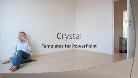  Presentation with brand - PPT layouts enhanced with just-moved-in-pretty-young background and a light gray colored foreground