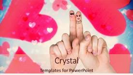  Presentation with magical - PPT theme enhanced with global justice - digital composite of valentine's fingers background and a lemonade colored foreground