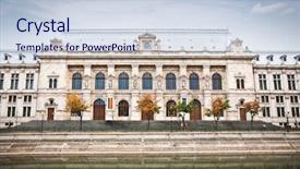  Presentation with justice - Amazing presentation theme having old town of bucharest backdrop and a lemonade colored foreground