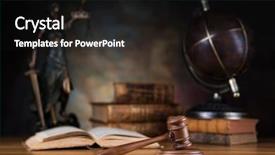  Presentation with justice - Slides with justice statue law and justice background and a black colored foreground