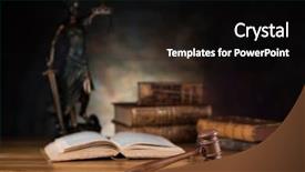  Presentation with law the goddess of justice - Audience pleasing slides consisting of justice statue law and justice backdrop and a black colored foreground