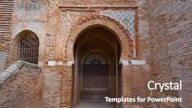  Presentation with justice - Cool new slide deck with justicia in granada of spain backdrop and a tawny brown colored foreground