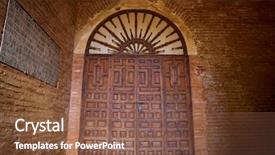  Presentation with justice - Amazing slide set having justicia in granada of spain backdrop and a tawny brown colored foreground