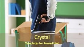  Presentation with gun control - Slide set consisting of juvenile justice - teenage boy holding gun behind background and a coral colored foreground