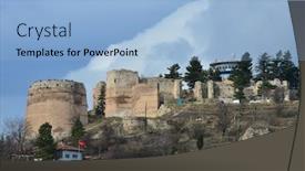  Presentation with cityscape - Cool new theme with k-tahya-cityscape-in-winter backdrop and a light blue colored foreground