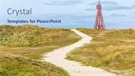  Presentation with denmark - Slide deck consisting of k-ver-beacon-denmark-s and a sky blue colored foreground