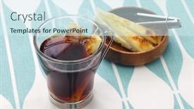  Presentation with swedish - Amazing PPT layouts having kaffeost-swedish-coffee-with-squeaky backdrop and a sky blue colored foreground