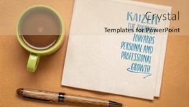  Presentation with improvement - Presentation featuring kaizen-the-journey-towards-personal background and a lemonade colored foreground