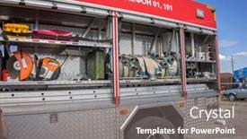  Presentation with language services - Theme having kaliningrad-russia-august-18-2019 background and a gray colored foreground