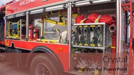  Presentation with language services - Presentation design with kaliningrad-russia-august-18-2019 background and a tawny brown colored foreground