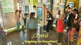  Presentation with food service - 