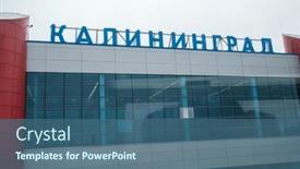  Presentation with rainy day - Beautiful PPT theme featuring kaliningrad-russian-federation-april-25 backdrop and a ocean colored foreground