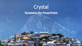  Presentation with himalaya - Cool new theme with kalpa village in himalaya mountain backdrop and a ocean colored foreground