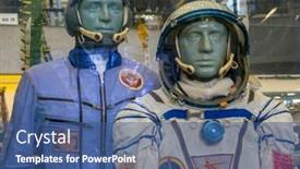  Presentation with astronaut - Audience pleasing PPT layouts consisting of kaluga-russia-september-17-2017 backdrop and a ocean colored foreground