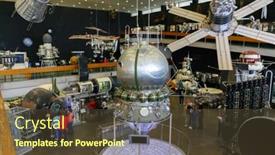  Presentation with russia city - Slide set featuring kaluga-russia-september-17-2017 background and a tawny brown colored foreground