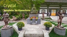  Presentation with housing - Audience pleasing slide deck consisting of kamakura-japan-november-10-2016 backdrop and a tawny brown colored foreground