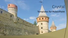  Presentation with ukraine - Beautiful PPT layouts featuring kamianets-podilskyi-kamieniec-podolski-ukraine backdrop and a light blue colored foreground