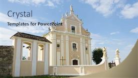  Presentation with ukraine - Beautiful slide deck featuring kamianets-podilskyi-kamieniec-podolski-ukraine backdrop and a light blue colored foreground