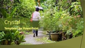  Presentation with kuala lumpur - Slide set enhanced with kampung-baru-in-kuala-lumpur background and a tawny brown colored foreground