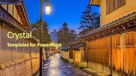  Presentation with samurai - Audience pleasing slide deck consisting of kanazawa japan at the samurai backdrop and a tawny brown colored foreground