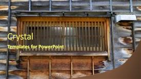  Presentation with city japan - Slides with kanazawa-japan-june-11-2017 background and a tawny brown colored foreground