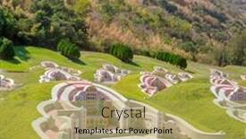  Presentation with cemetery - Presentation theme with kanchanaburi-thailand-january-6-2015 background and a  colored foreground