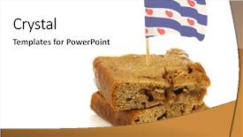  Presentation with called to ministry - Colorful slides enhanced with kandijkoek with a frisian flag backdrop and a white colored foreground