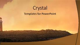  Presentation with kangaroo - Slide set enhanced with kangaroo island south australia background and a yellow colored foreground