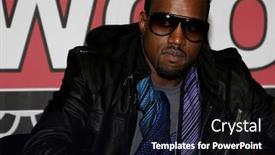  Presentation with release - PPT layouts featuring kanye-west-attends background and a wine colored foreground