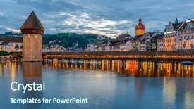  Presentation with octagon - Beautiful presentation featuring kapellbruecke together with the octagon backdrop and a ocean colored foreground