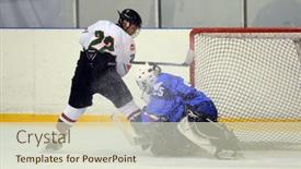  Presentation with ice hockey - 