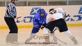  Presentation with ice hockey - 