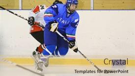  Presentation with ice hockey - 