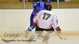  Presentation with ice hockey - 