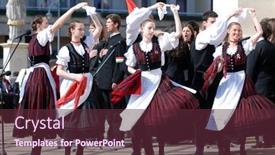  Presentation with revolution - Presentation featuring kaposvar-hungary-march-15-folk background and a tawny brown colored foreground