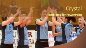  Presentation with volleyball - 