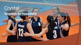 Presentation with volleyball - 