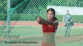  Presentation with athletics - Audience pleasing PPT layouts consisting of kaposvar-hungary-october-3-unidentified backdrop and a seafoam green colored foreground