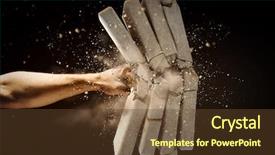  Presentation with bricks - Colorful slide set enhanced with christmas color style smiling happy backdrop and a lemonade colored foreground